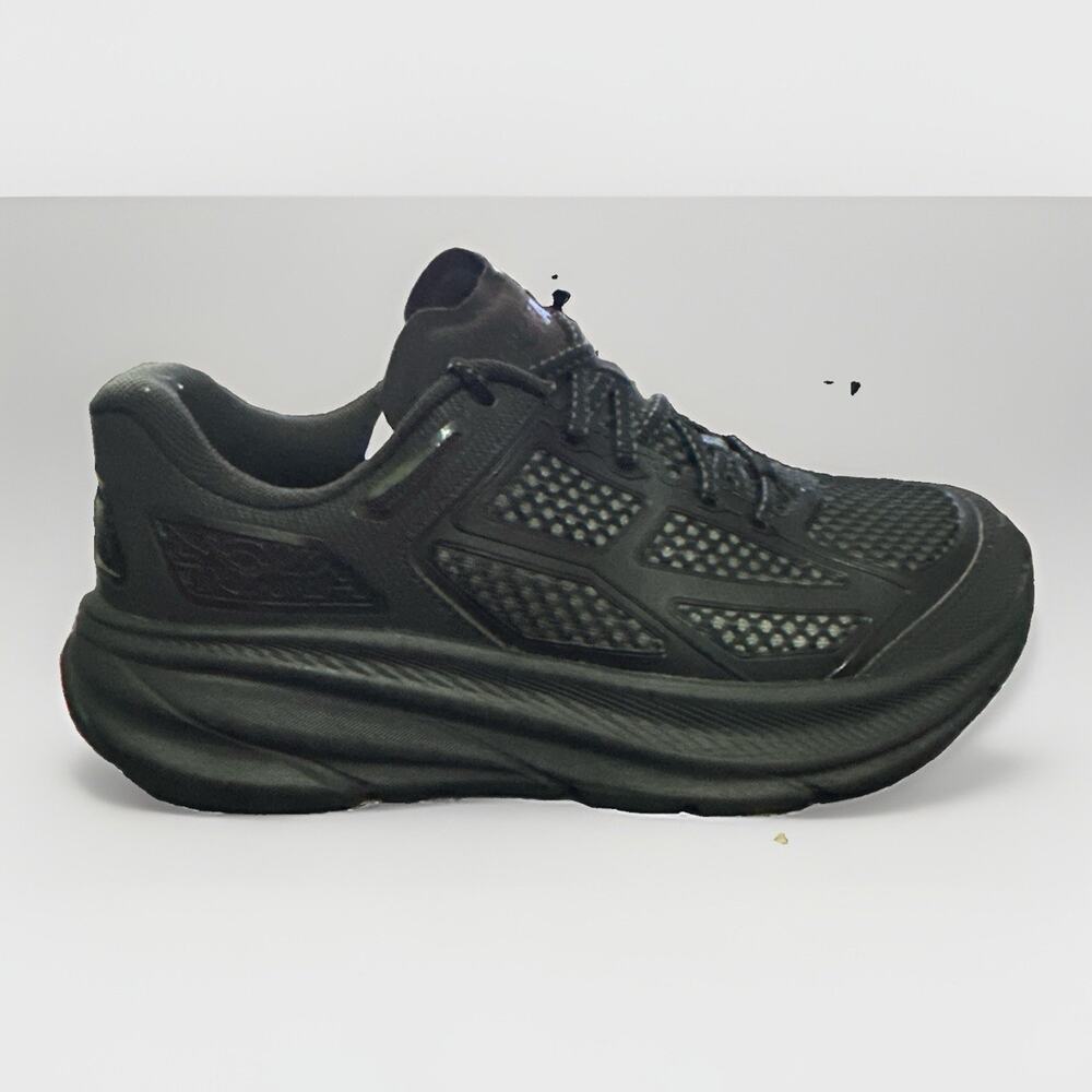 New Women's Size 8 Hoka Clifton One 9 Black Running Shoes 1155370-BBNB Men's 7